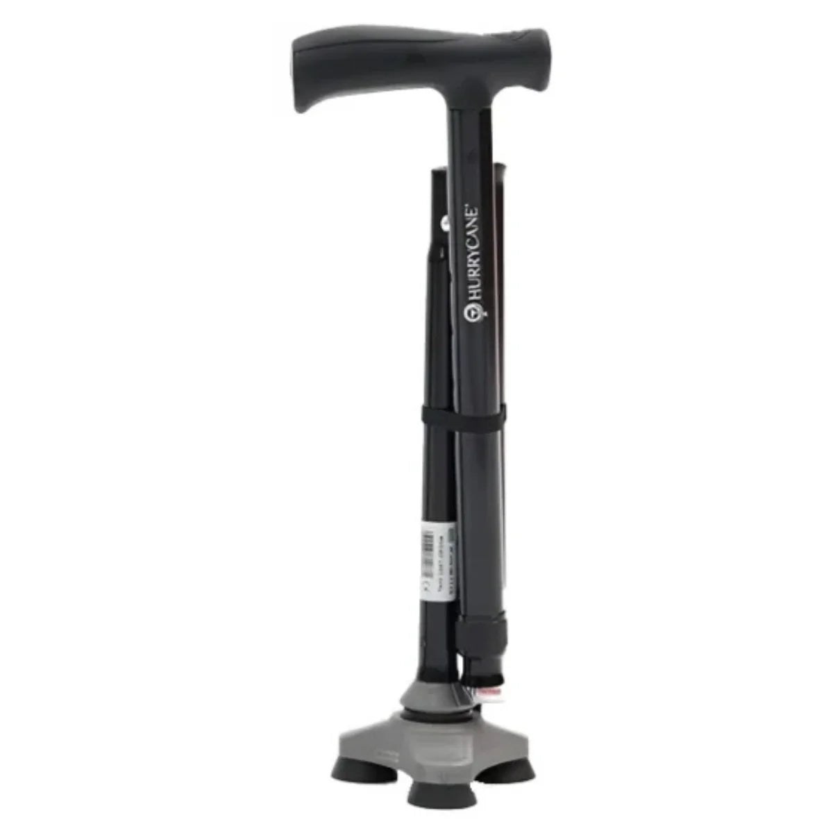 Drive Wandelstok Hurrycane, driepunt stokdop, kleur zwart
