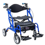 Rollator en rolstoel Airgo Fusion van schuinvoor