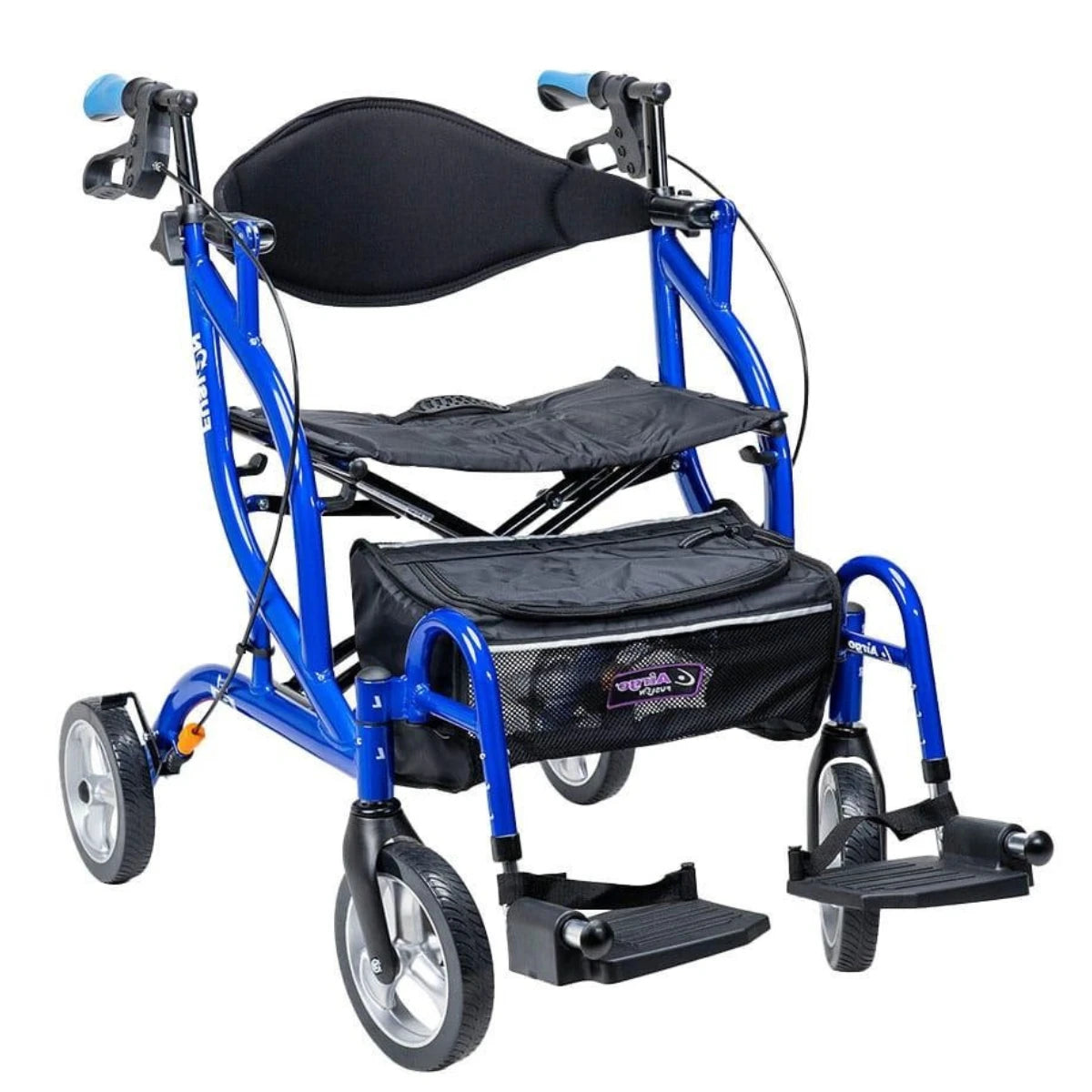 Rollator en rolstoel Airgo Fusion van schuinvoor