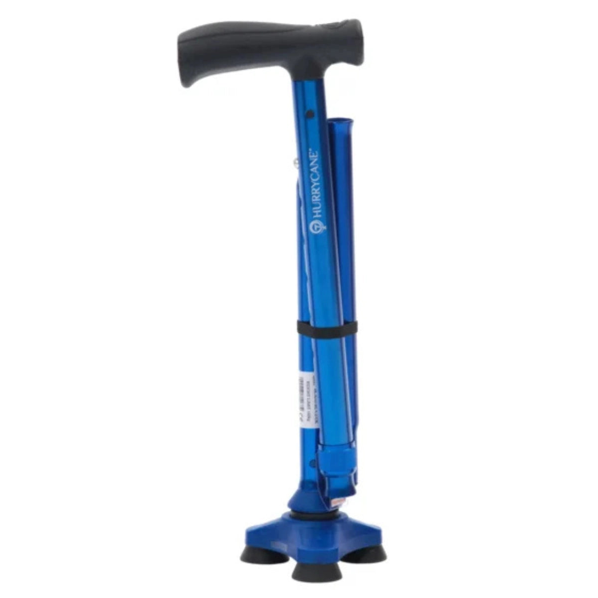 Drive Wandelstok Hurrycane, driepunt stokdop, kleur blauw