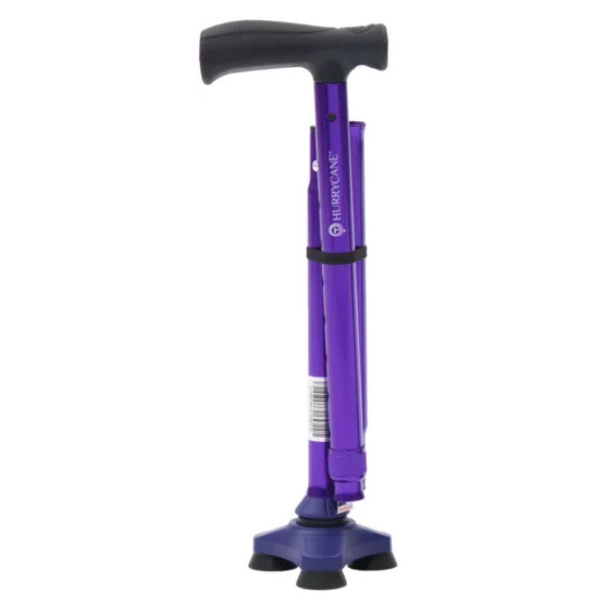 Drive Wandelstok Hurrycane, driepunt stokdop, kleur paars