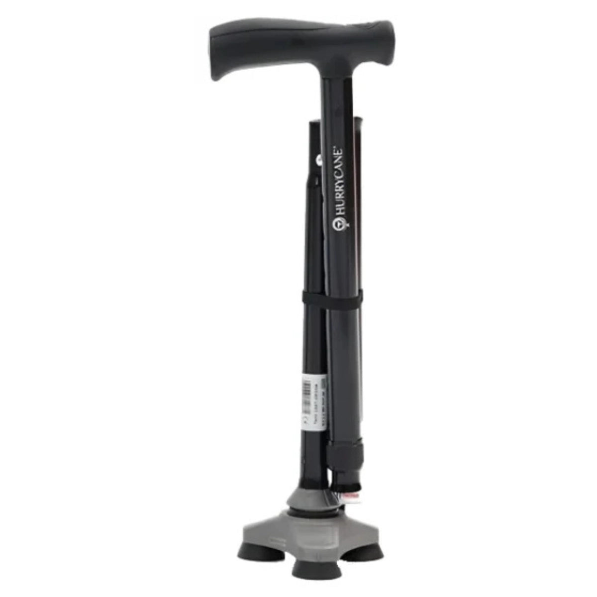 Drive Wandelstok Hurrycane, driepunt stokdop, kleur zwart