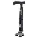 Drive Wandelstok Hurrycane, driepunt stokdop, kleur zwart