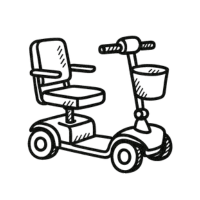 Scootmobiel icoon