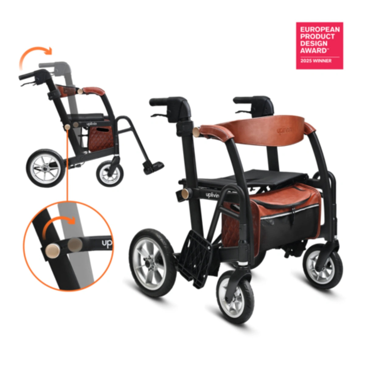 Rollator en rolstoel Glide